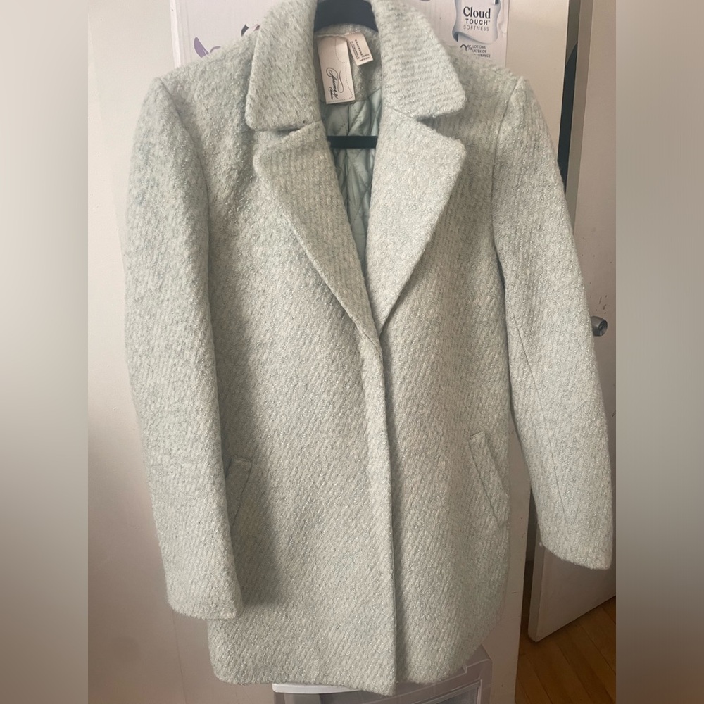Forever 21 Soft Gray Blazer Coat